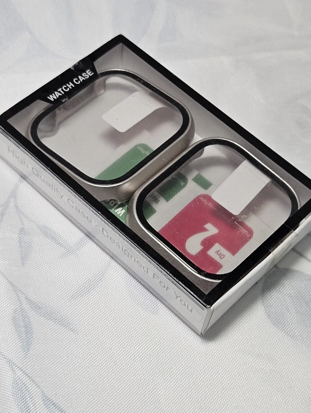 Starlight Tempered Glass Cases for Apple Watch Series 10 2 Pack Screen Protector
